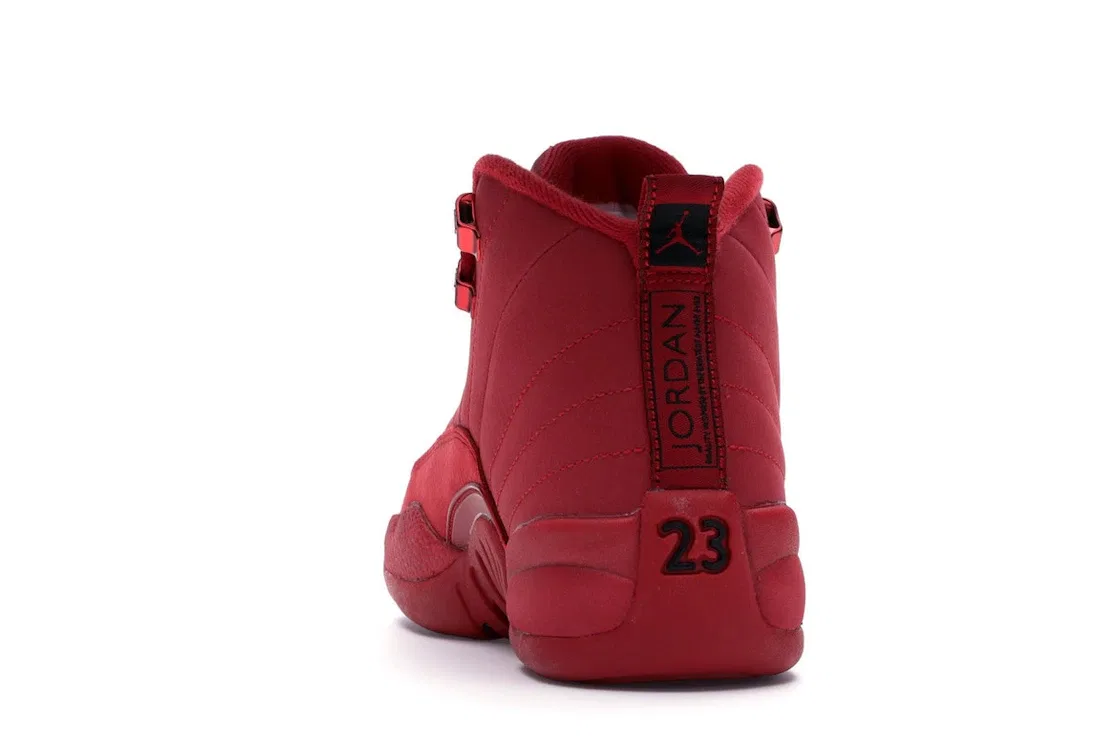 Детские кроссовки Lifestyle с длинным рукавом Jordan 12 Retro Jordan, Gym Red/Black-Gym Red — фото 4