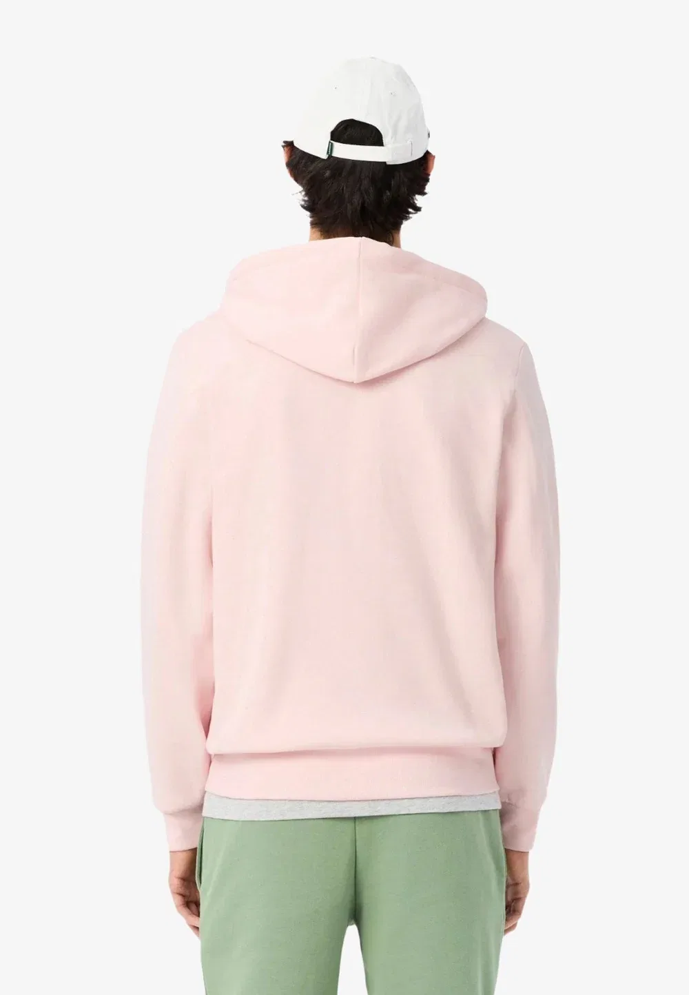 Толстовка на молнии Lacoste, Rose Pale — фото 3