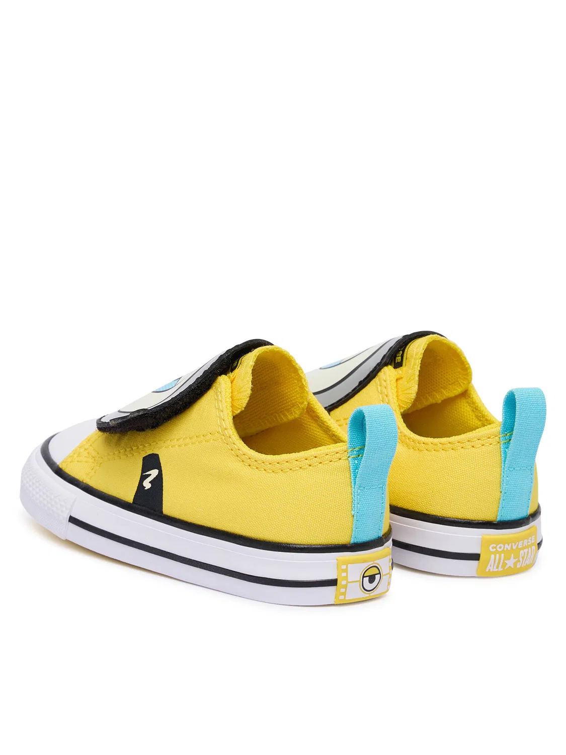 Тканевые кроссовки для мальчика Minions Chuck Taylor All Star One Strap Easy-On Converse, желтый — фото 3