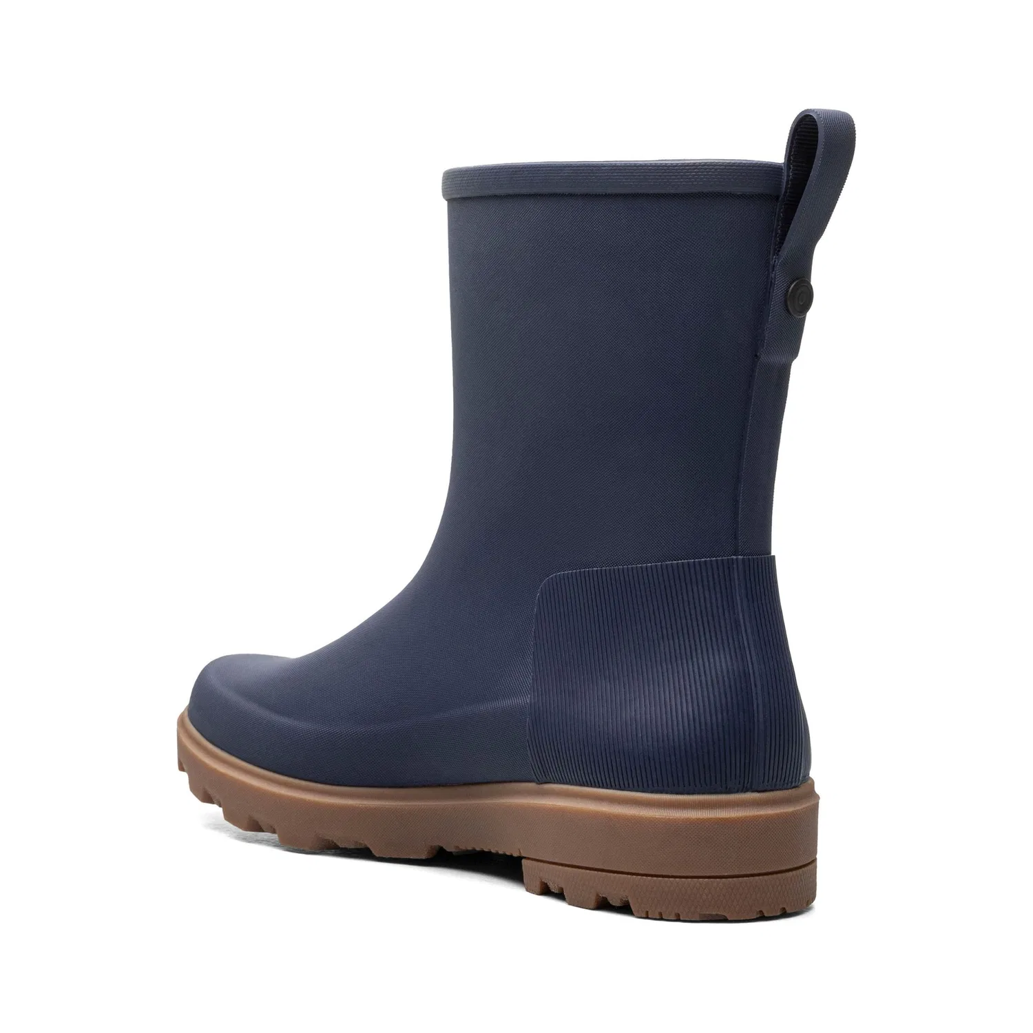Детские демисезонные резиновые сапоги Holly Jr Mid Rain Boots Bogs, темно-синий — фото 4