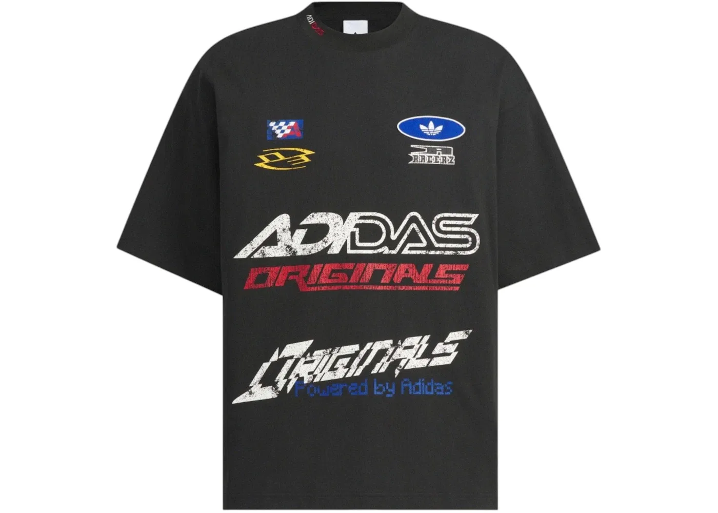 Мужская футболка с коротким рукавом Adidas Originals Moto, Black