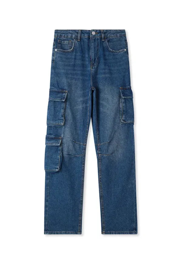 Джинсы прямого кроя Straight leg jeans Terranova, Blu Denim Medio, синий — фото 3