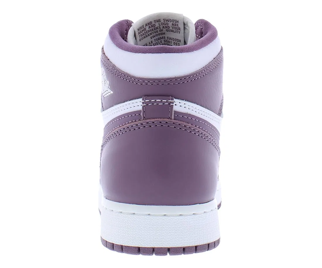 Детские кроссовки для мальчиков Nike Air Jordan 1 Retro High OG Spider-Man Across The Spider-Verse, Sky White Mauve — фото 3