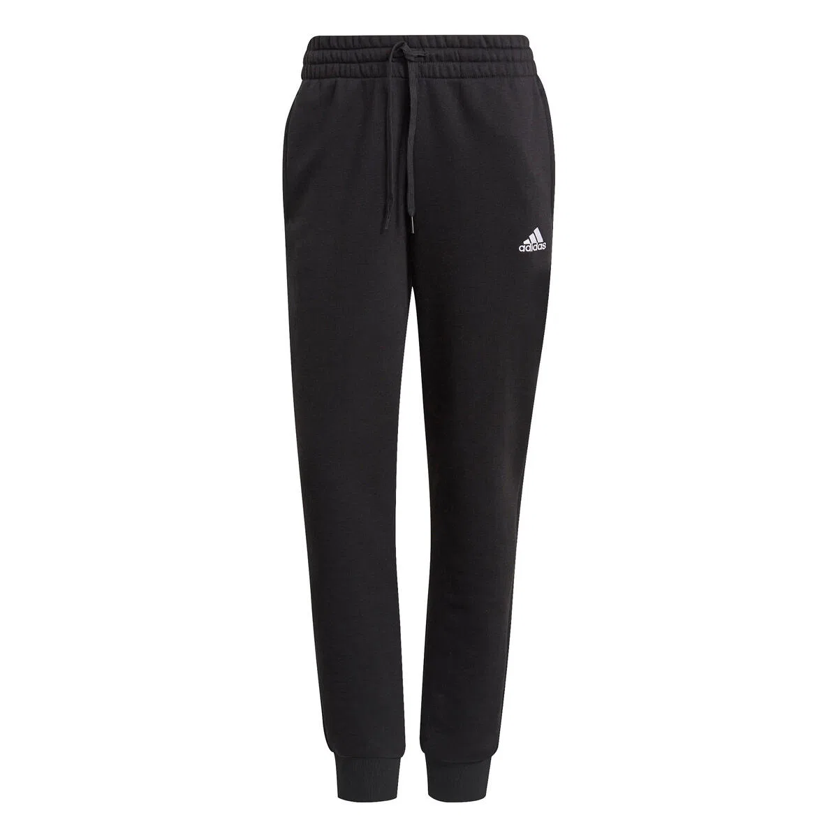 Женские спортивные брюки с логотипом adidas Essentials Slim, Adidas, Черный Белый — фото 2