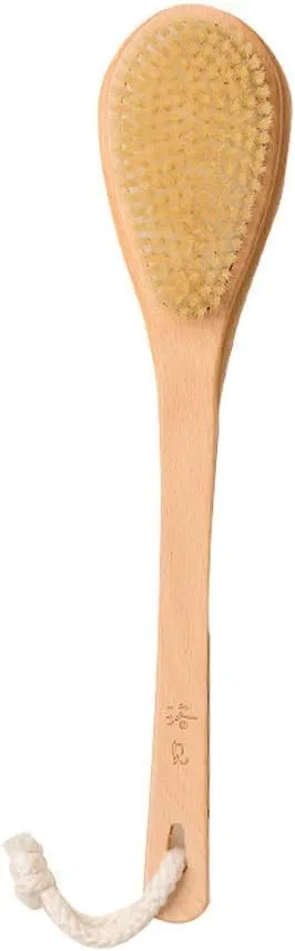 Щетка для тела Bath Brush, дерево + люфа + щетина кабана, WYRKYP