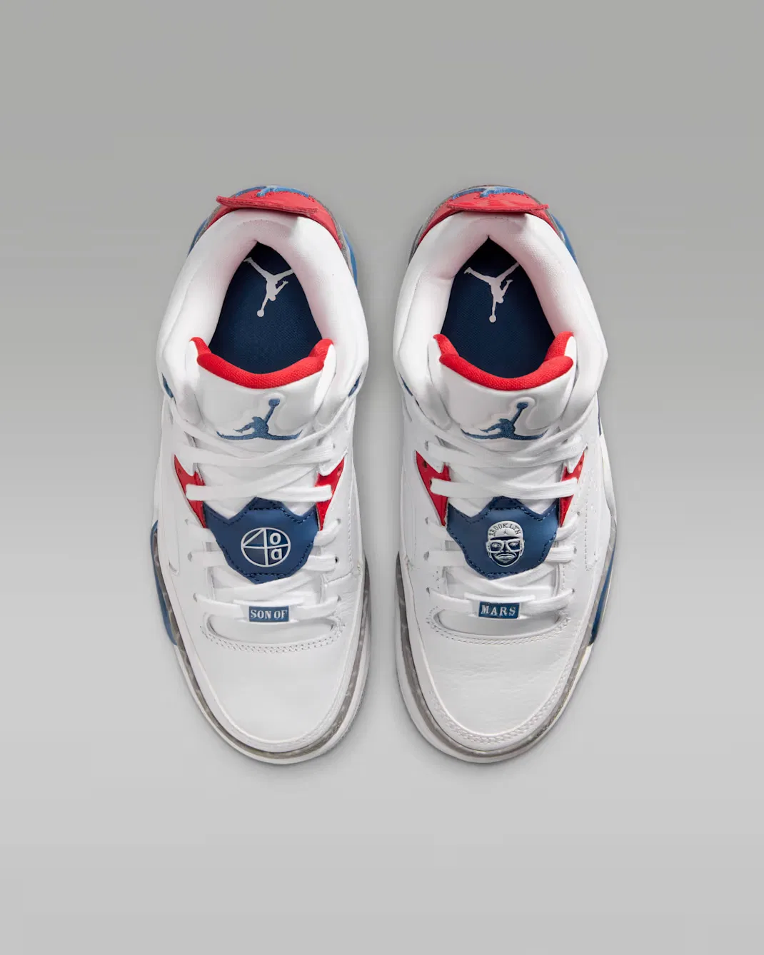 Кроссовки для детей постарше Jordan Son of Mars Low, White/Varsity Red/Light Smoke Grey/True Blue — фото 4