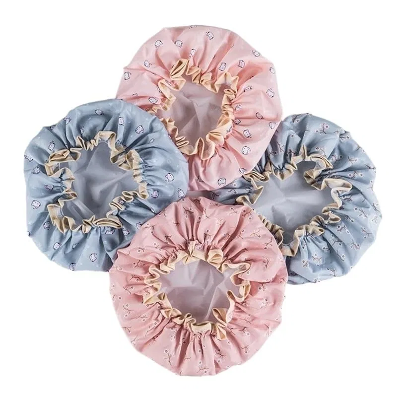 Шапочка для душа, регулируемая, AD-BCrbgen, 1 шт, Pink Plum — фото 2