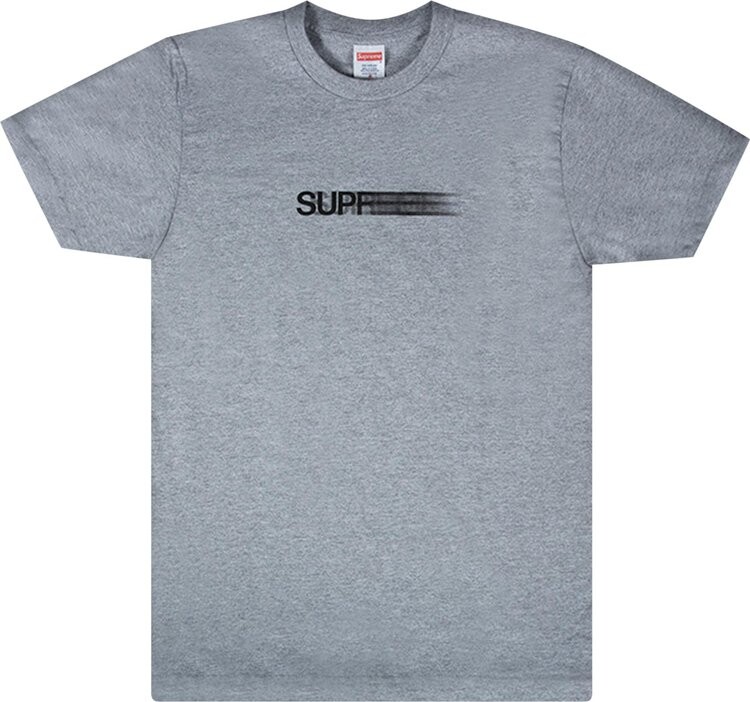 

Футболка Supreme Motion Logo T-Shirt 'Heather Grey', серый