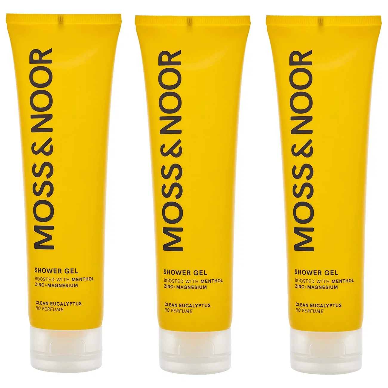 Гель для душа After Workout, Moss & Noor, набор 3x150 мл, Yellow