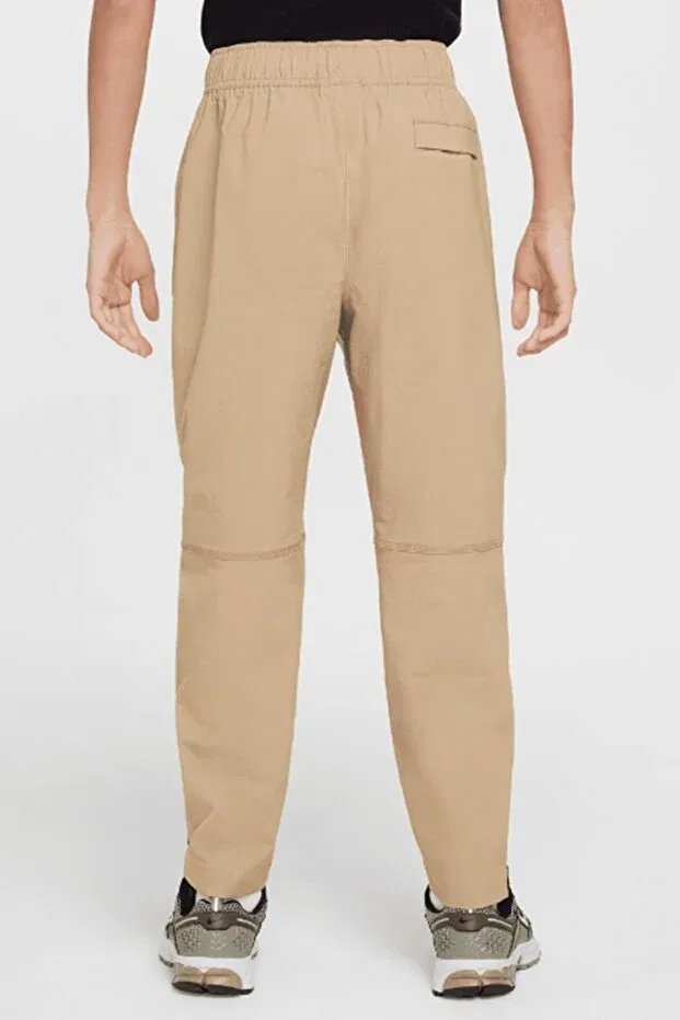Детские спортивные штаны для девочек с утяжкой Nike, Tan Color — фото 2