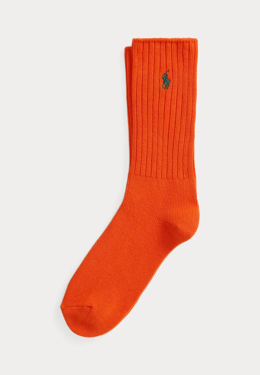 Носки средней высоты из смесовой хлопковой ткани - носки Polo Ralph Lauren, Tangerine