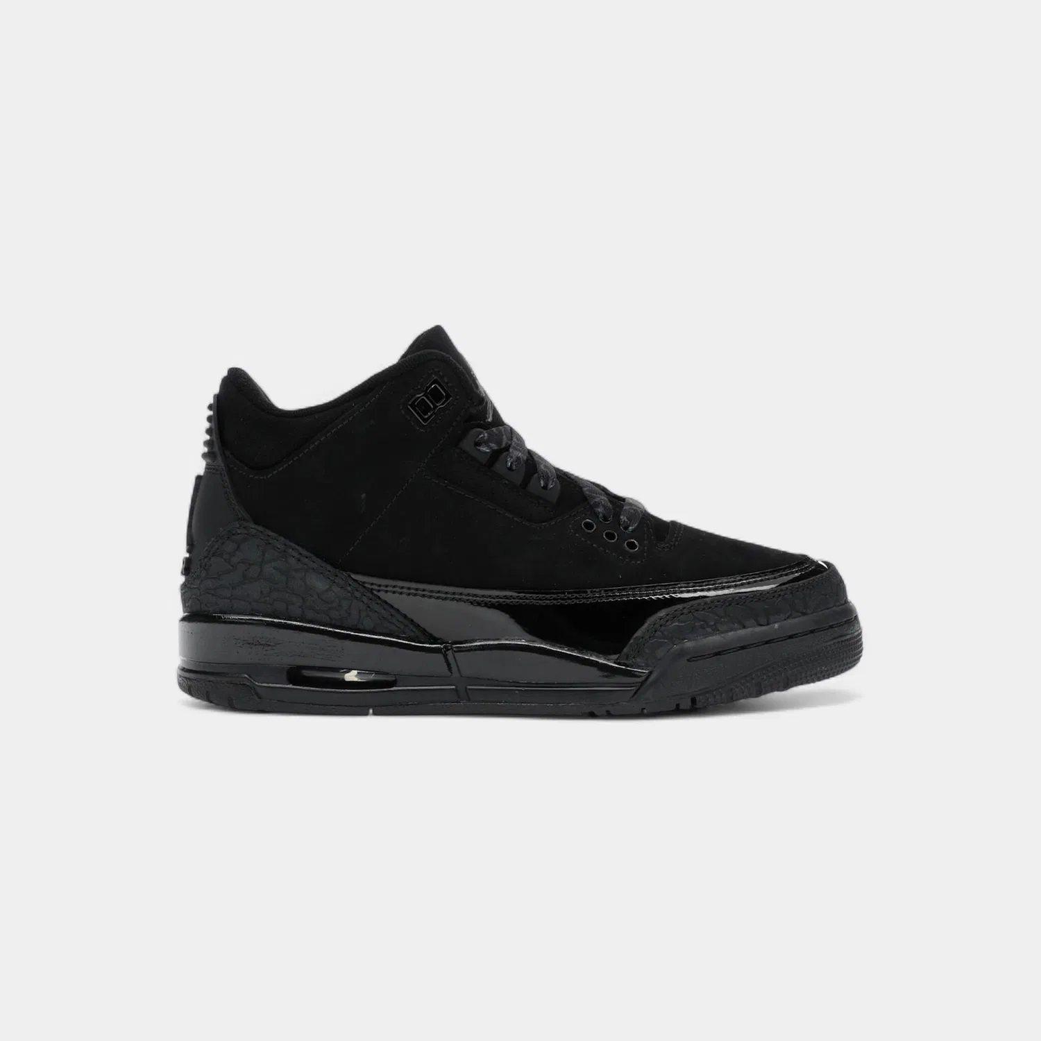 Детские кроссовки с принтом Jordan 3 Retro Black Cat (2025) (GS), Jordan, Schwarz