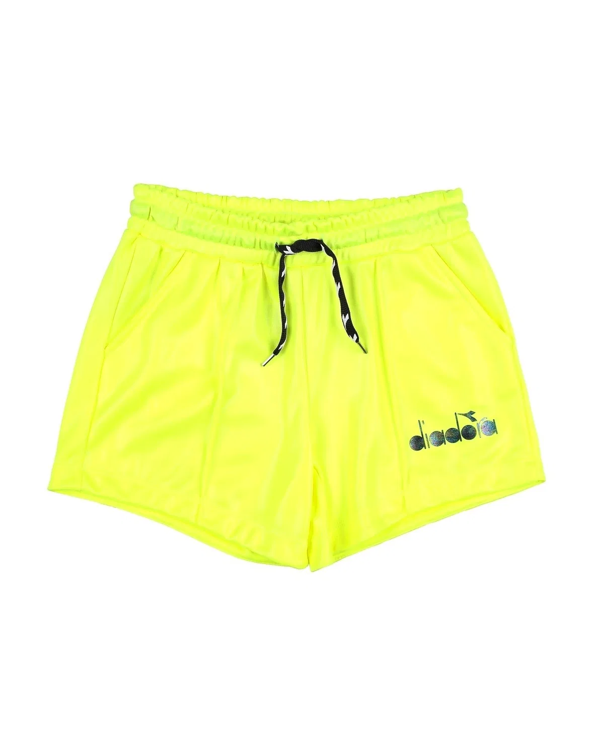 Детские джерсовые шорты для девочек с принтом Diadora, желтый