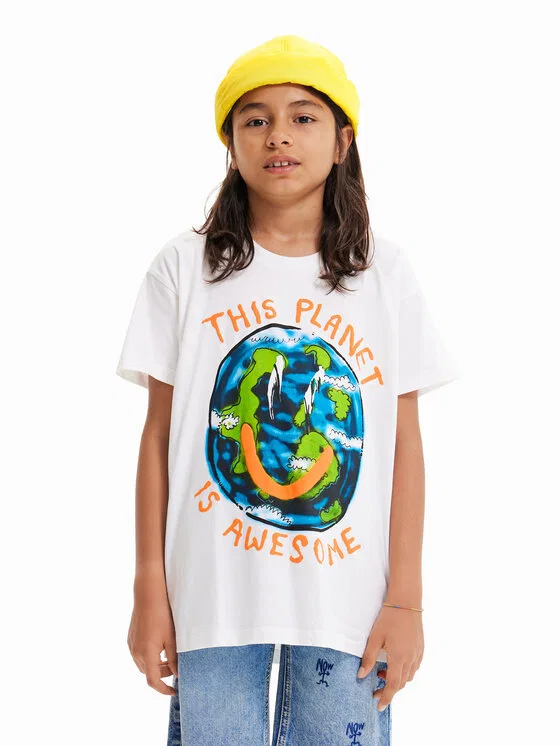 Футболка regular fit Desigual, мультиколор