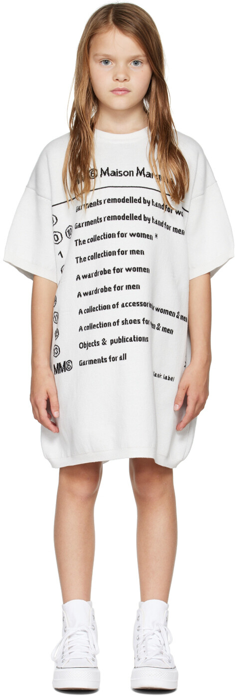 

Детская футболка с цифрами Off-White MM6 Maison Margiela