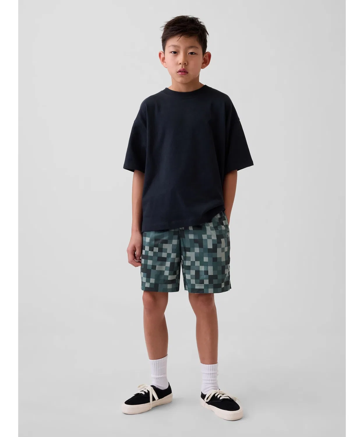 Детские шорты из сетки с принтом, модель Mesh Easy Shorts GAP, Camouflage — фото 2