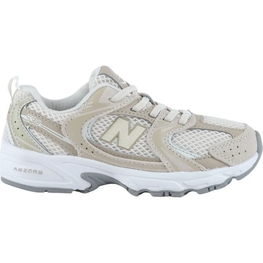 Детские кроссовки бежевые New Balance 530, Кремовый