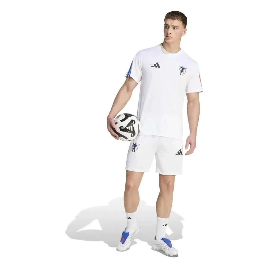 Спортивные шорты с принтом Jb Hot Sho adidas, Белый — фото 4