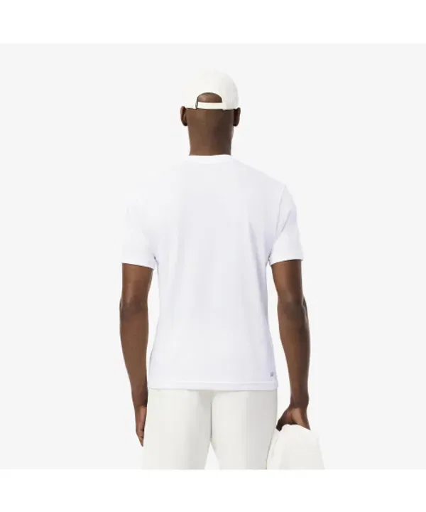 Тренировочная базовая футболка th7618-55n Lacoste, черный — фото 3