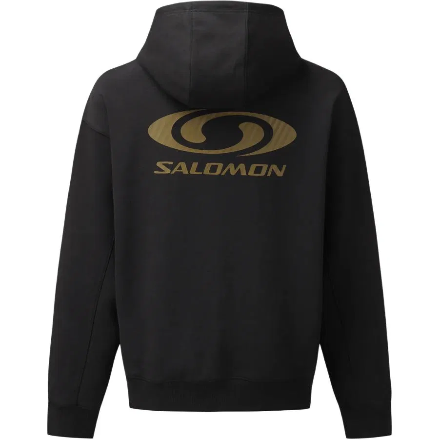 Детский свитшот с капюшоном UNI Sweatshirts SALOMON, черный — фото 3