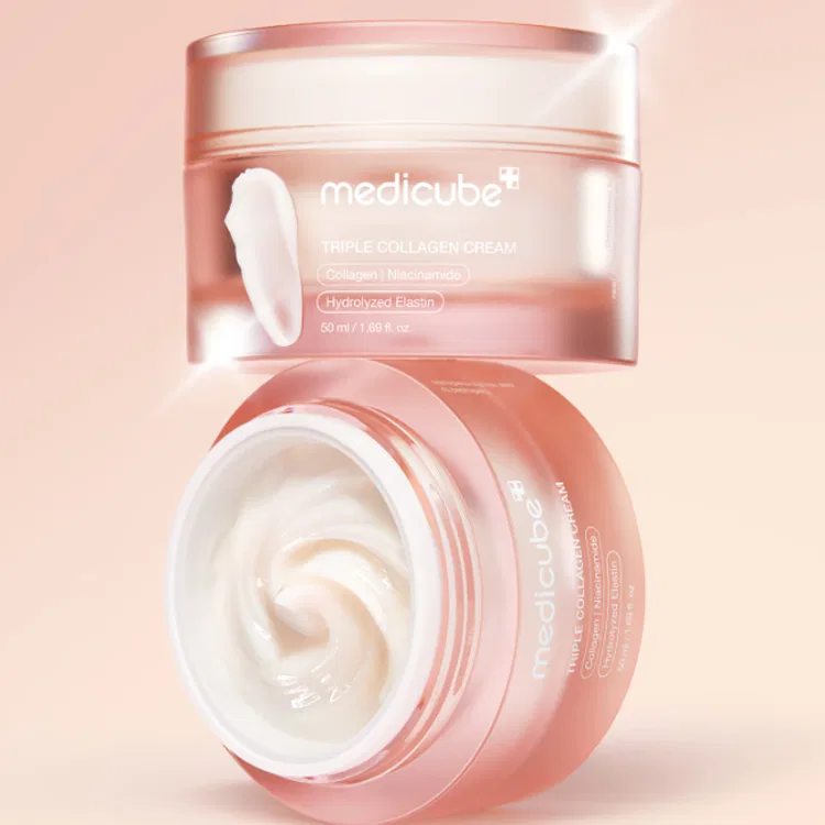 Крем для лица Triple Collagen Egg White, Medicube — фото 3