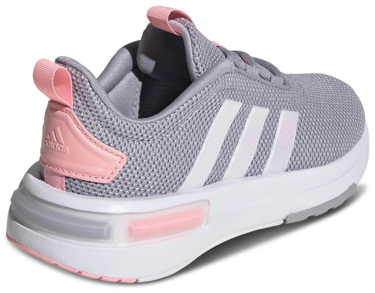 Кроссовки для девочек Racer TR23 Adidas, цвет Glory Grey/Iridescent/Pink Spark — фото 3
