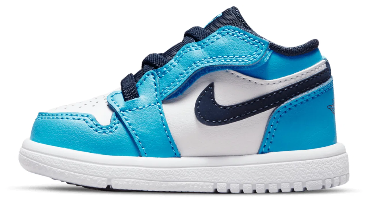Кроссовки для мальчиков AJ1 Low ALT Jordan, цвет Blue/Blue/White — фото 2