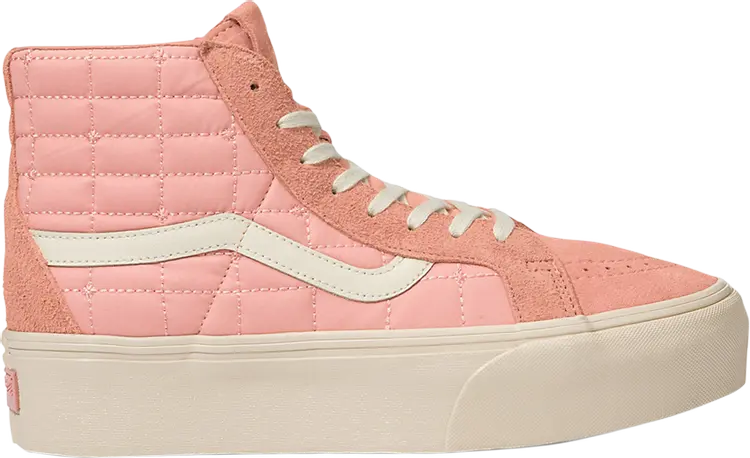 

Кеды Vans Joe Freshgoods x Sk8-Hi Reissue Platform LX Coral Almond, розовый