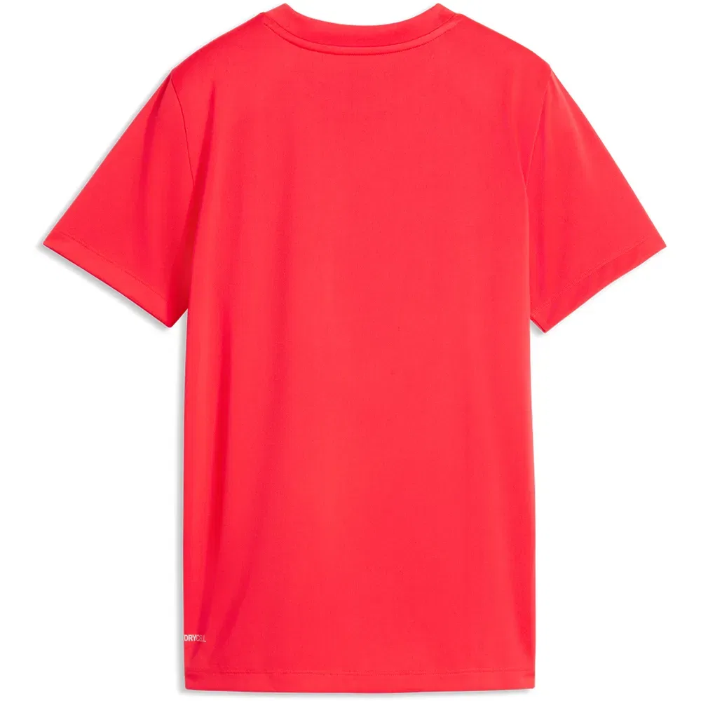 Детская футболка для мальчиков с принтом Puma Tad Essential, Red — фото 4