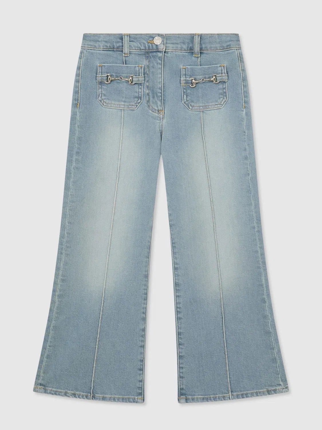 Джинсы клеш Reiss Sara, цвет Soft Denim Blue — фото 2