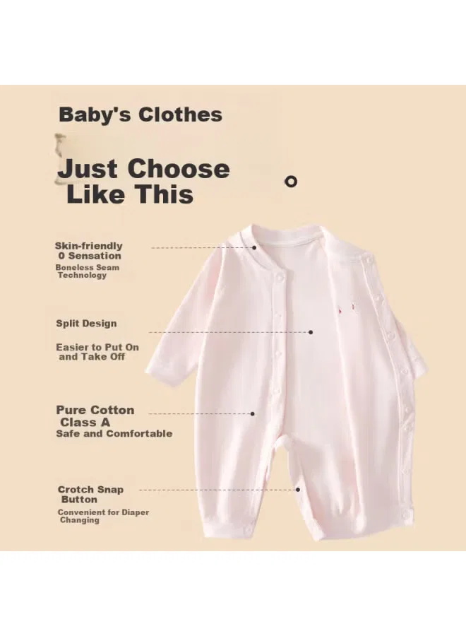 Боди-комбинезон на кнопках, 2-комплект, из чистого хлопка, Babyprints, розовый