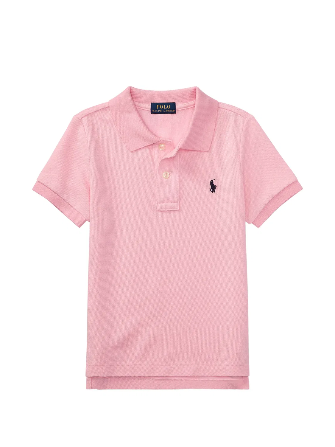 Рубашка поло с вышитым логотипом Polo Ralph Lauren Kids, розовый