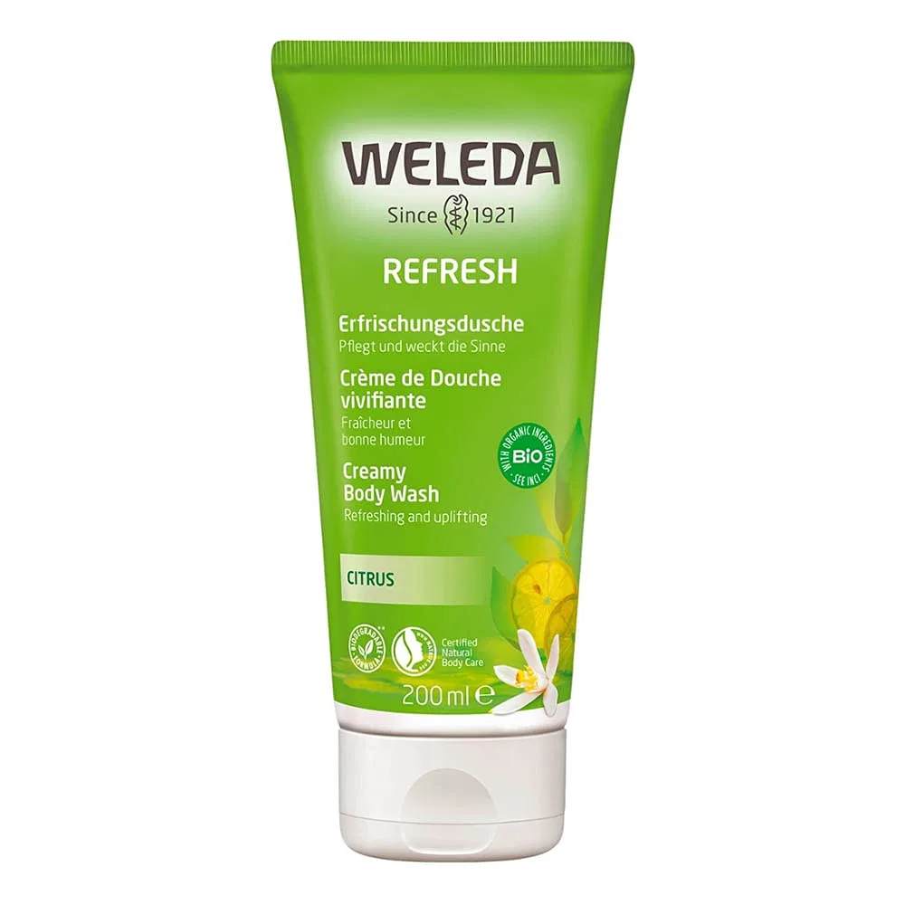 Крем-гель для душа Citrus, Weleda, 200 мл, набор 5 шт