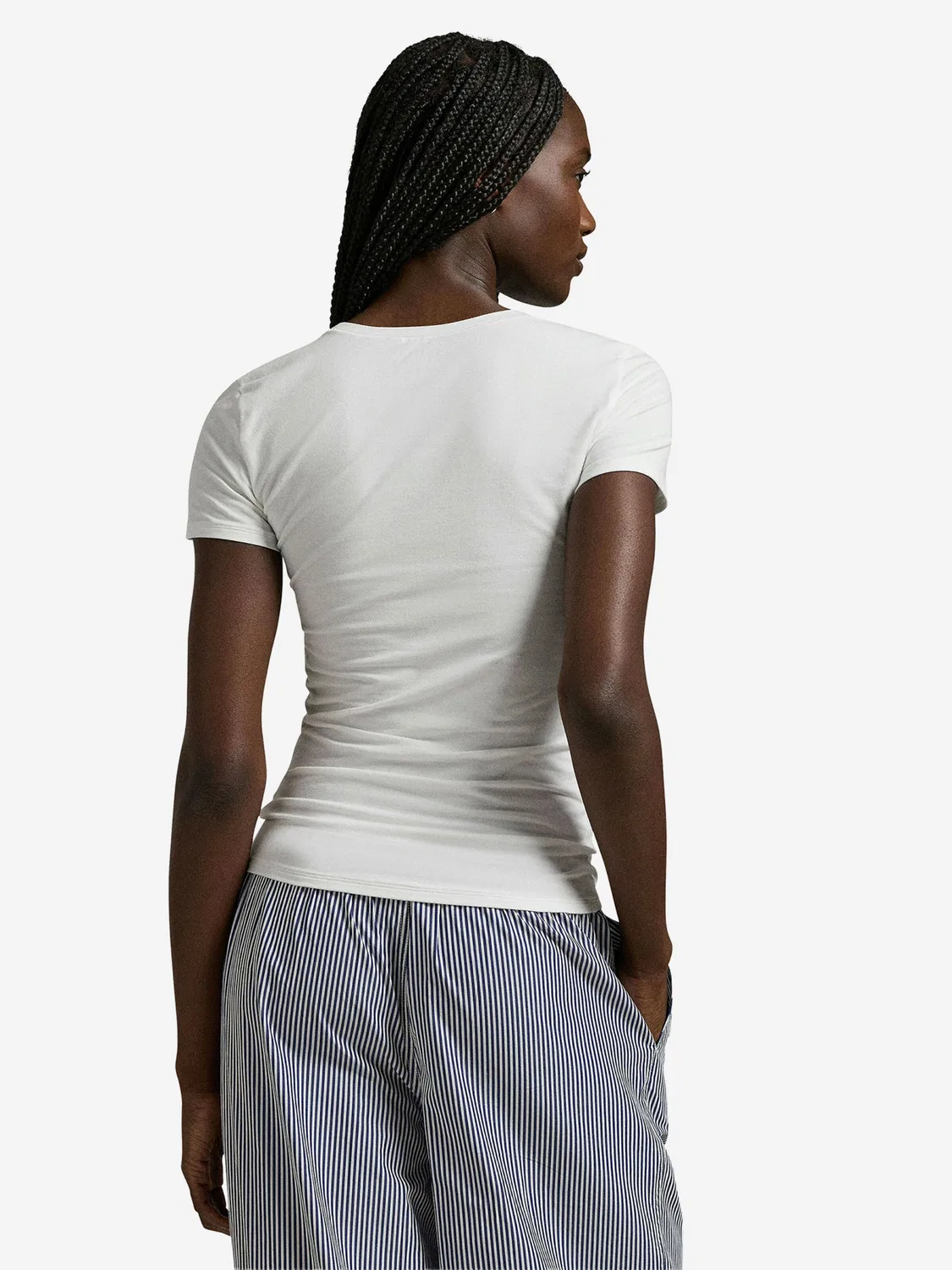 Футболка ' Club Cotton ' Polo Ralph Lauren, White — фото 3