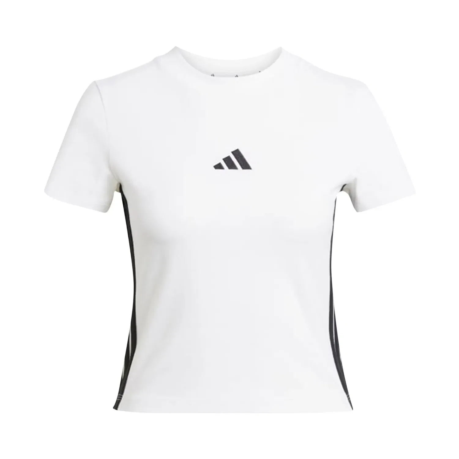 Футболка Adidas Essentials 3-Stripes Slim Tee, белый