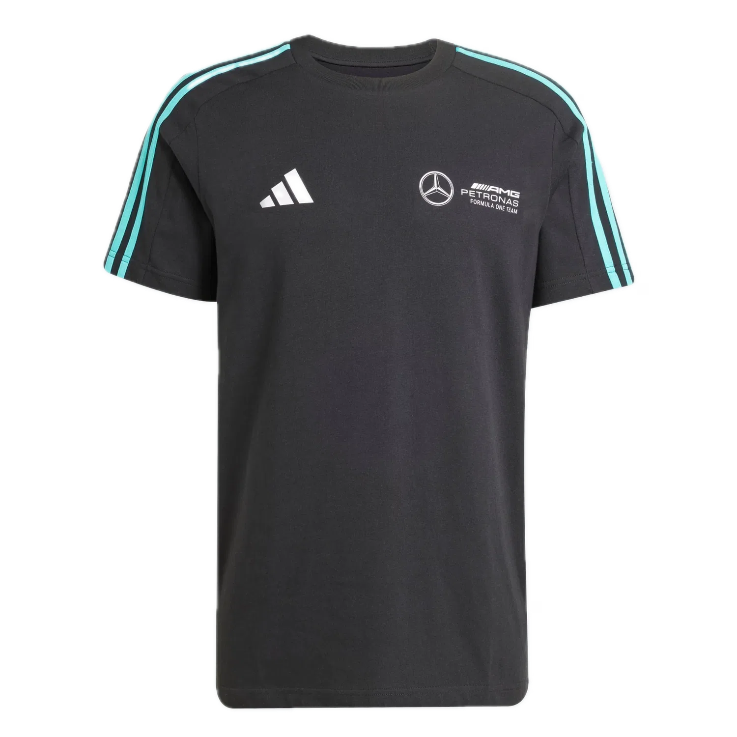 Мужская футболка с коротким рукавом Mercedes-AMG Petronas Formula One Team Adidas, черный