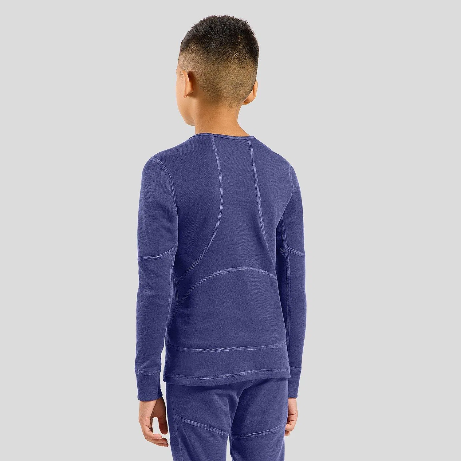 Детский термобелье верх Active X-Warm Kids Odlo, Blau — фото 2