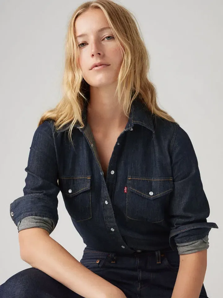 Рубашка джинсовая Levi'S, синий — фото 4