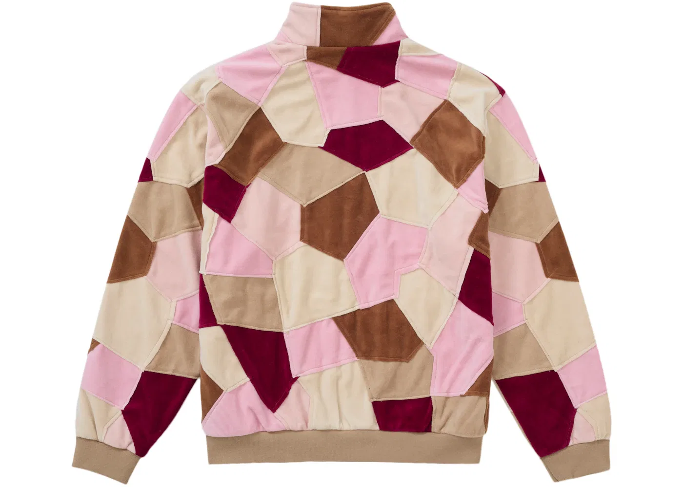 Мужская куртка с принтом Patchwork Velour Supreme, Tan — фото 2