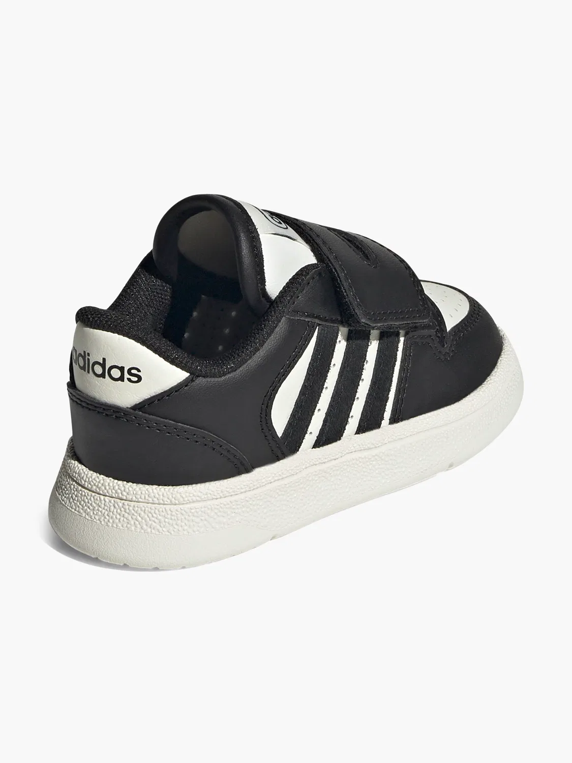 Детские кроссовки на липучках Adidas BREAK START CF I, черный — фото 4