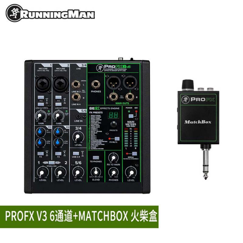 

Профессиональный микшер RunningMan Mickey ProFX6v3