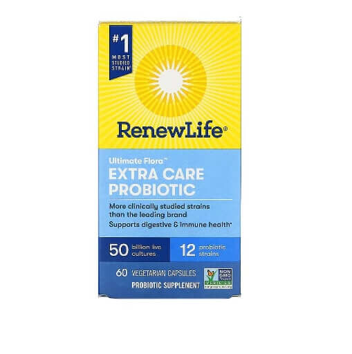 

Пробиотик усиленный Ultimate Flora, 60 капсул, Renew Life