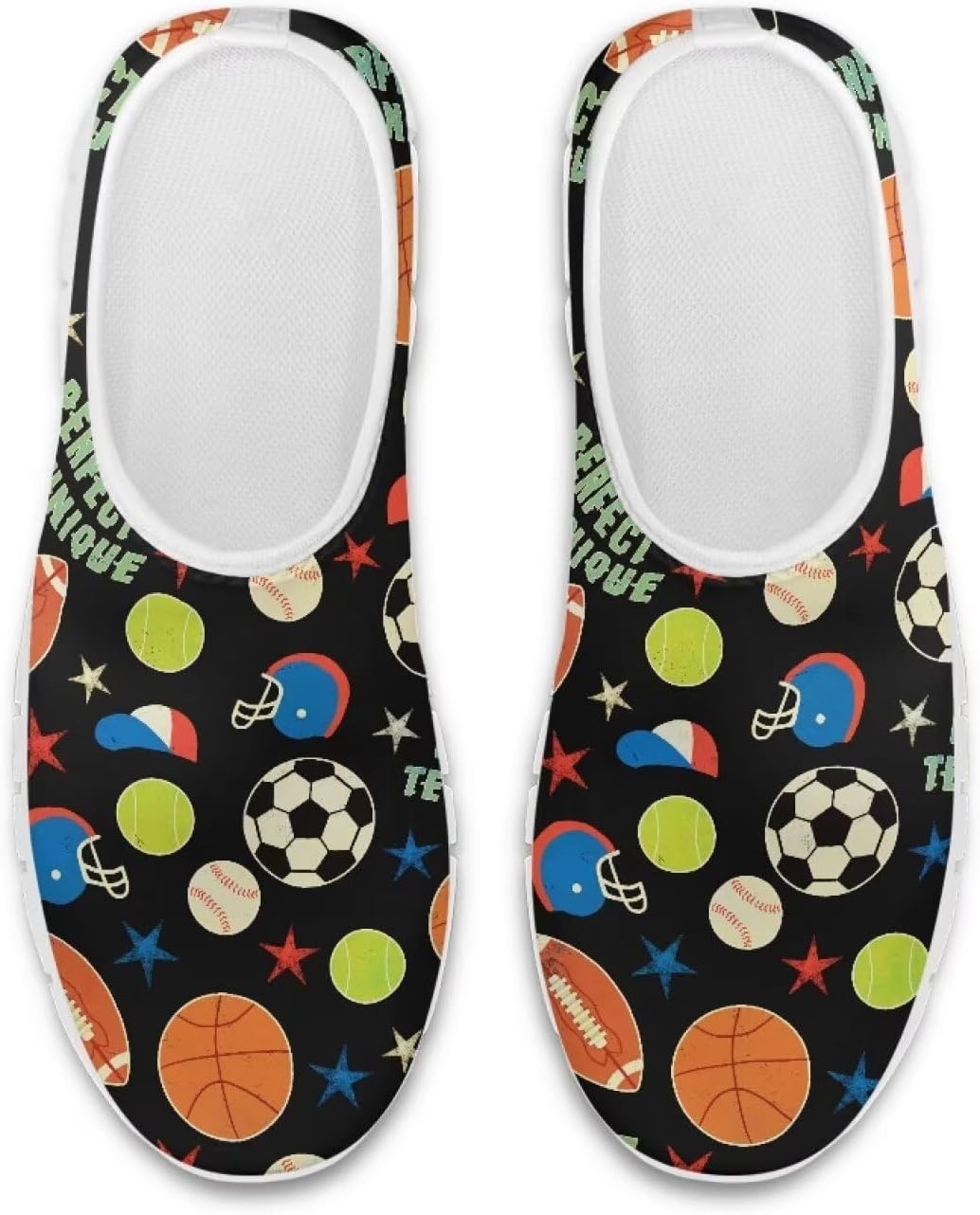 

Мужские повседневные слипоны, комфортная обувь для путешествий и прогулок, легкие, нескользящие, для активного отдыха и спорта, кроссовки для бега, размеры США 5-14 Qoiuvncy, Various Balls