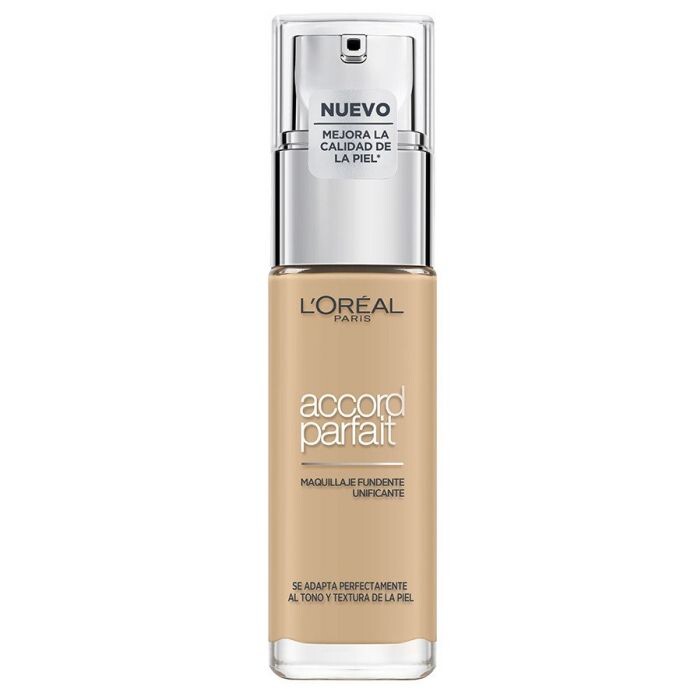 

Тональная основа Accord Parfait Base de Maquillaje Acabado Natural L'Oréal París, 3N Creamy Beige