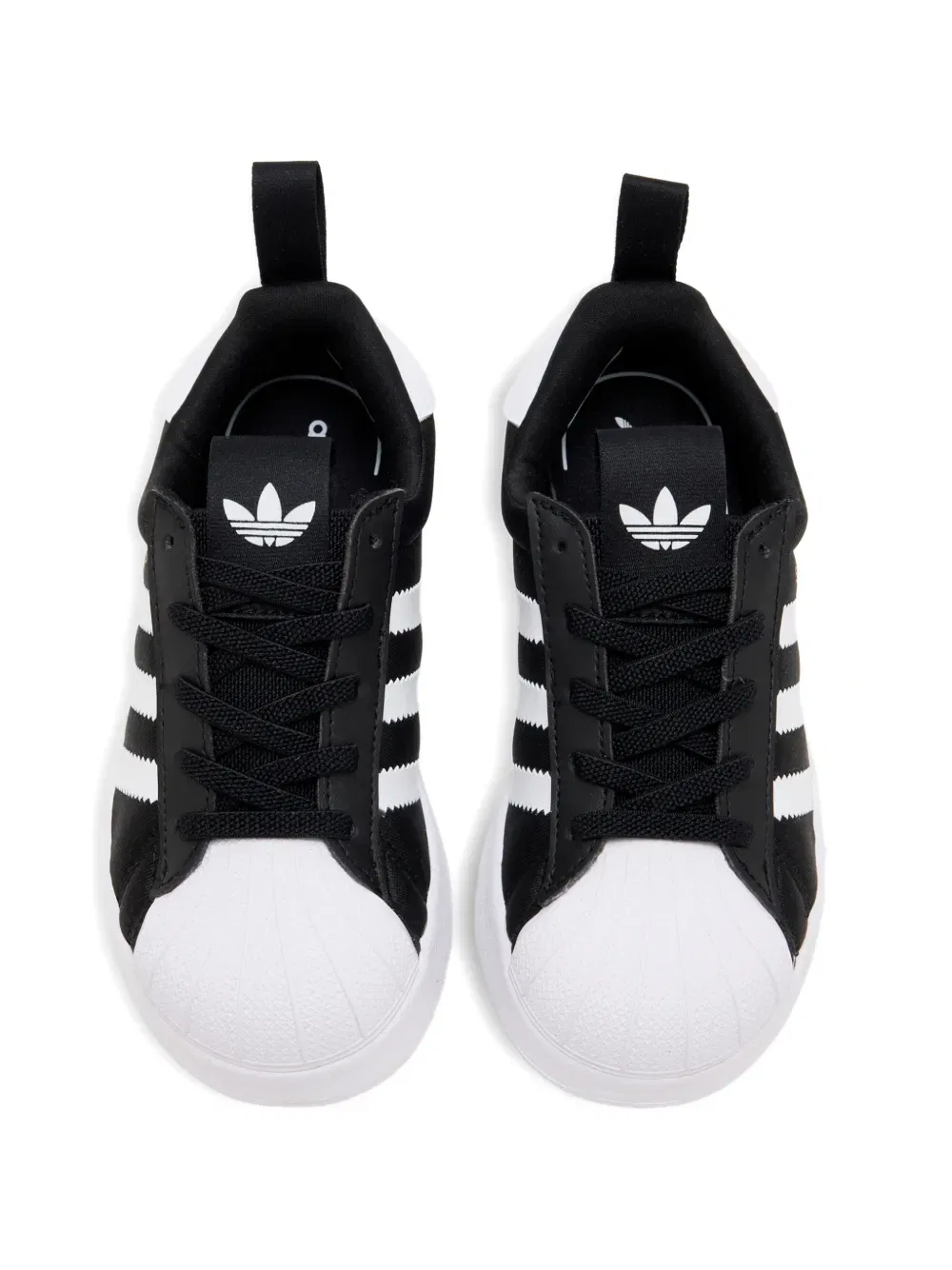 Кроссовки Superstar на шнуровке Adidas Kids, черный — фото 4