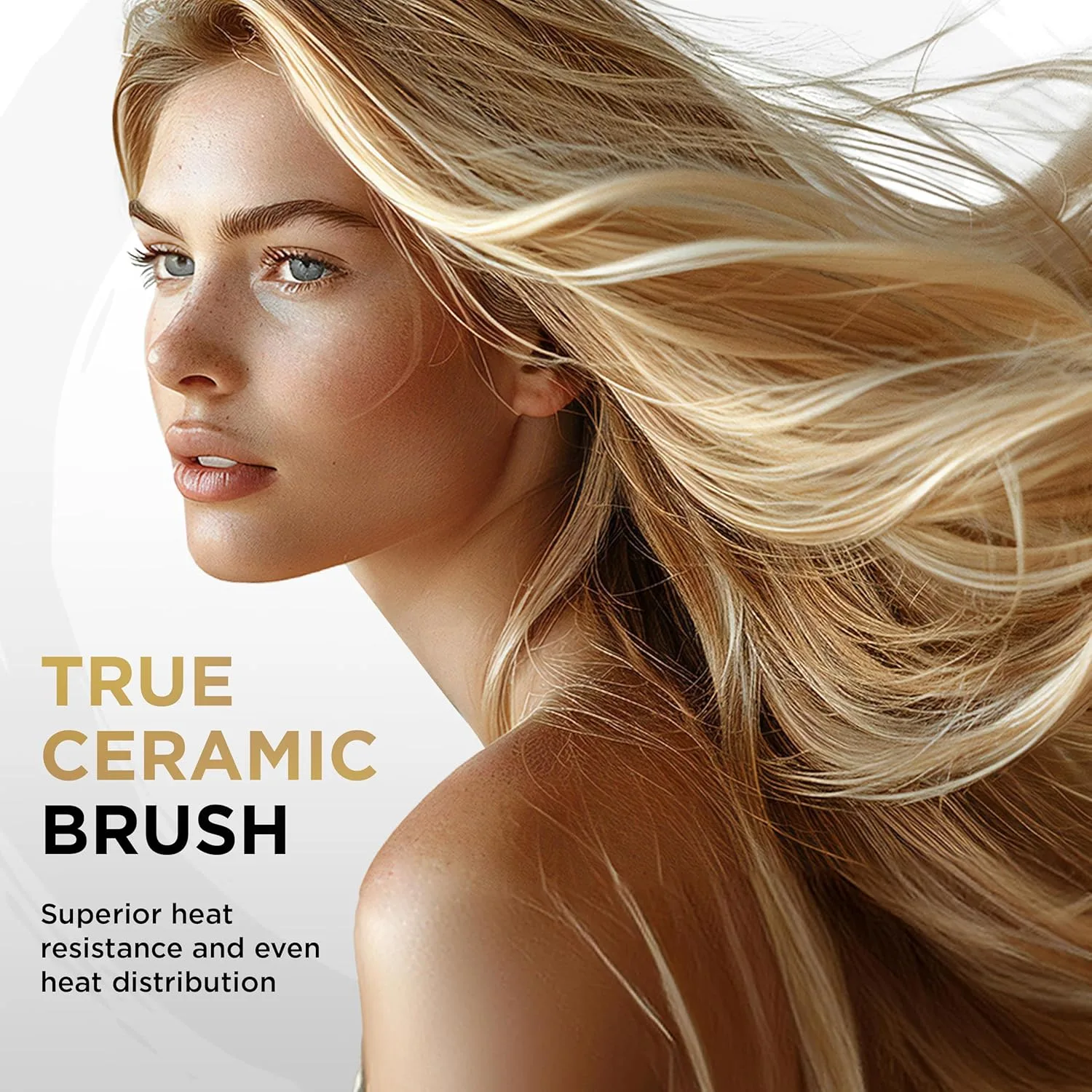 Профессиональная щетка для укладки волос COCCO True Ceramic + Ion с антистатическим корпусом и инфракрасным излучением, диаметр 25 мм. — фото 2