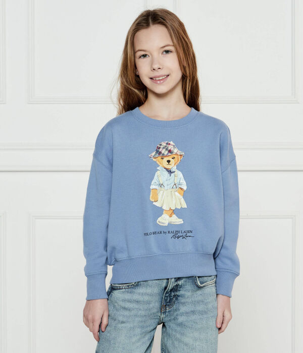 

Толстовка детская Polo Ralph Lauren с принтом, синий