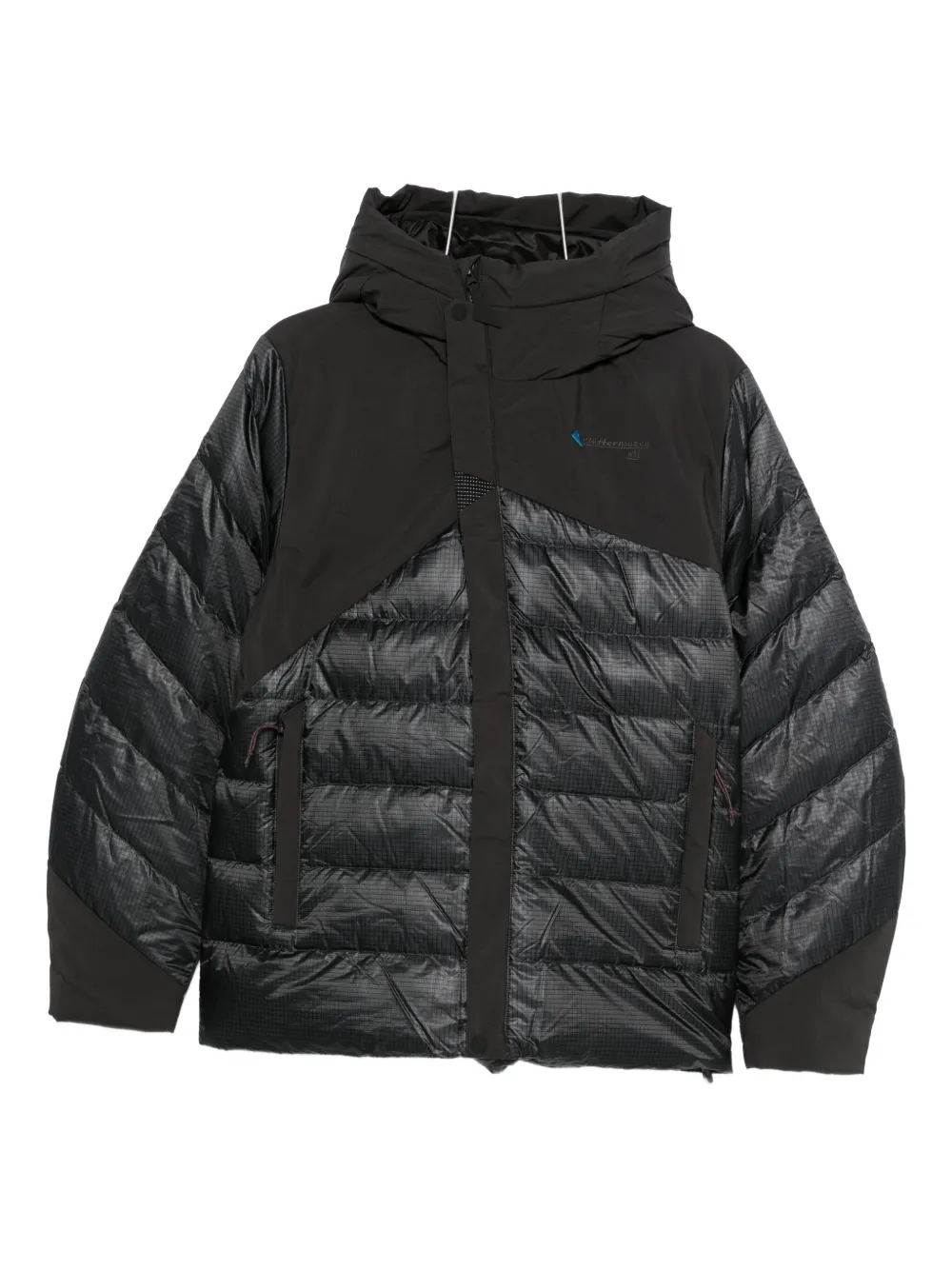 

Стеганая куртка с капюшоном Rå Klättermusen, черный