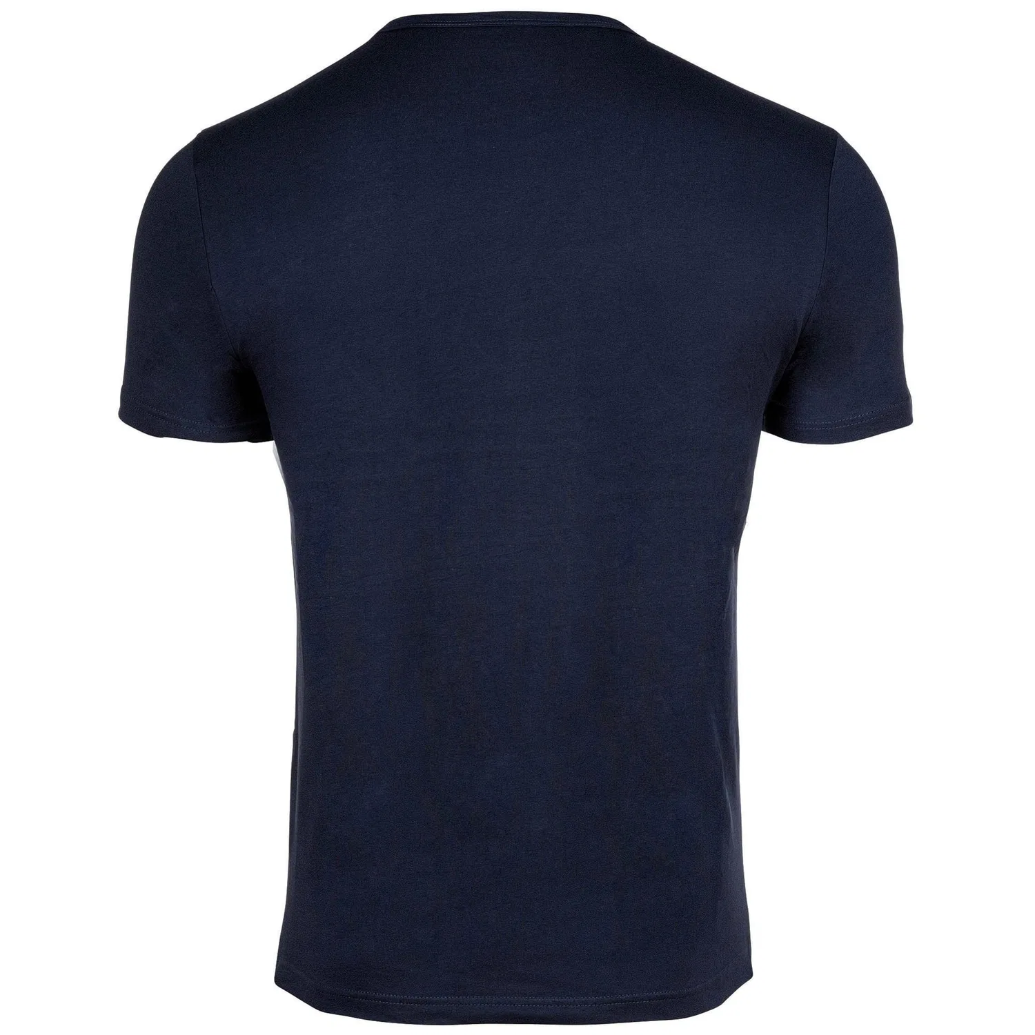 Футболка 2er Pack из хлопка Emporio Armani, синий/белый — фото 3