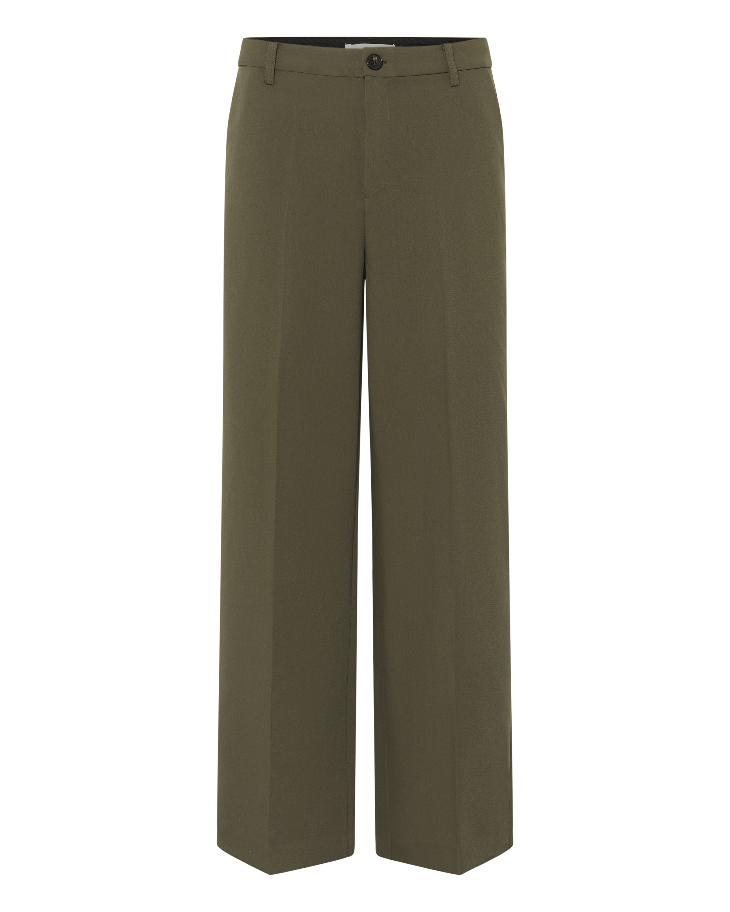 

Part Two Широкие брюки со складками 'NinnesaPW' в темно-зеленом цвете